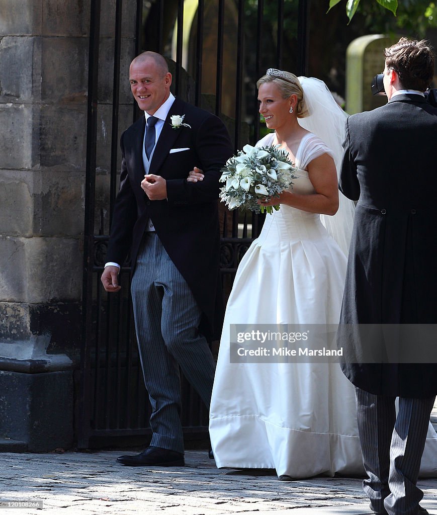 Zara Phillips Marries Mike Tindall In Edinburgh