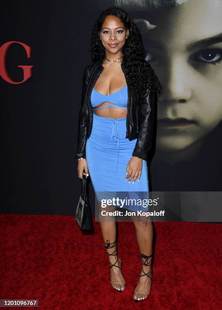 Yanira Pache attends the premiere of Universal Pictures' "The Turning" at TCL Chinese Theatre on January 21, 2020 in Hollywood, California.