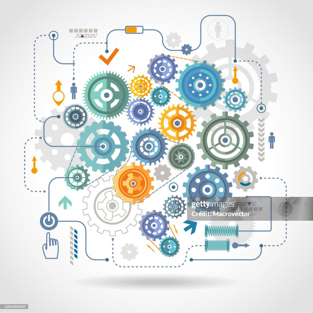 Basic Mechanism System Mechanism High-Res Vector Graphic - Getty Images