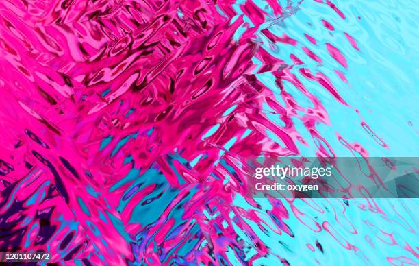 abstract geometric pink blue glass background - aquamarin edelstein stock-fotos und bilder