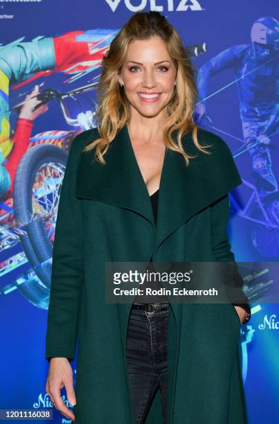 Tricia Helfer attends the LA Premiere of Cirque Du Soleil's "Volta" at Dodger Stadium on January 21, 2020 in Los Angeles, California.