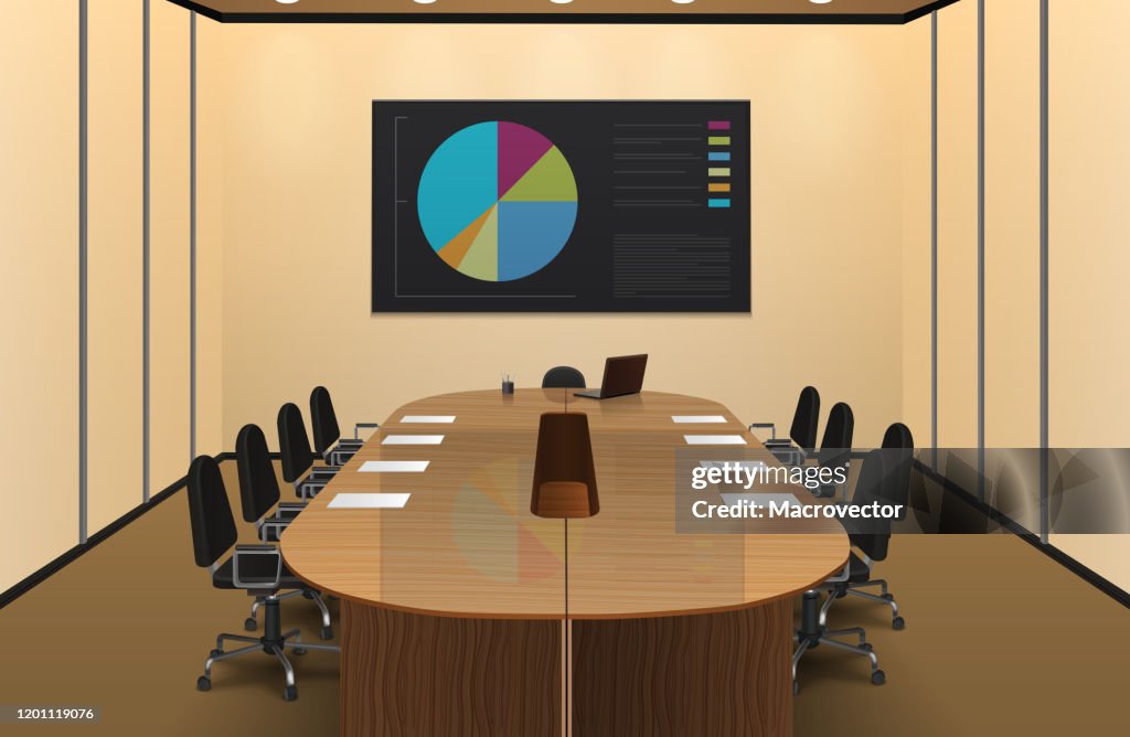 Conference Room Control Graphics Conference Room Interior High-Res Vector Graphic - Getty Images