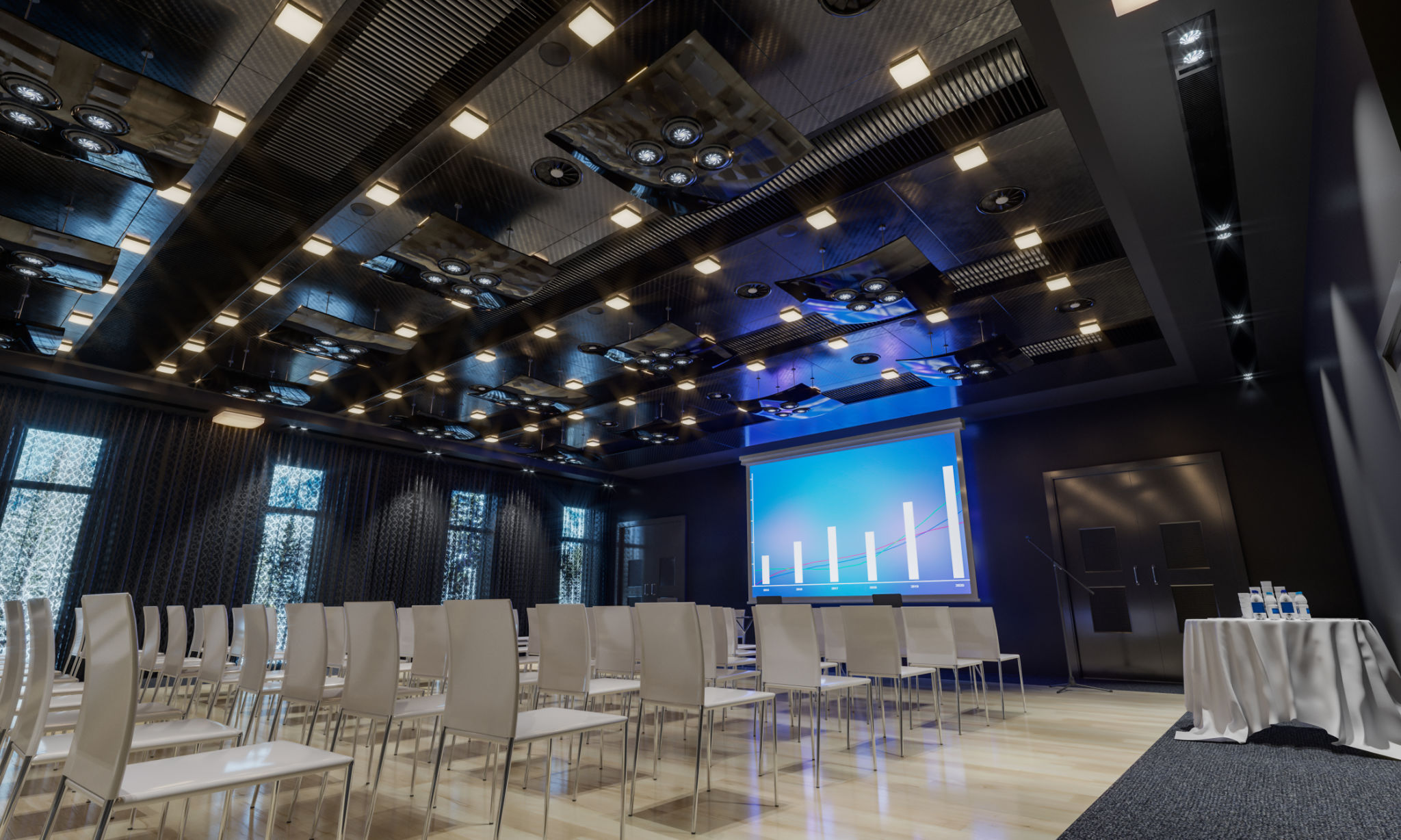 modern event venue