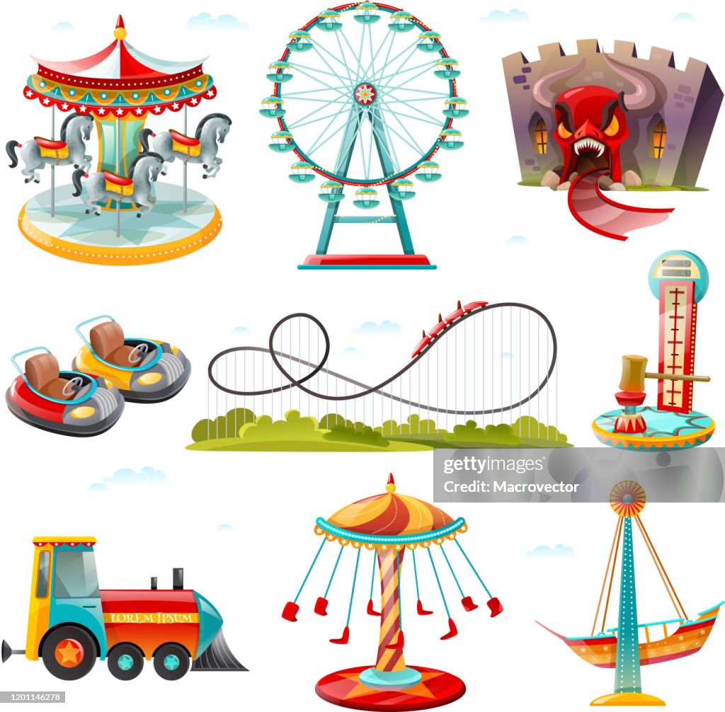 Amusement Park Set High Res Vector Graphic Getty Images amusement-park-set-high-res-vector-graphic-getty-images