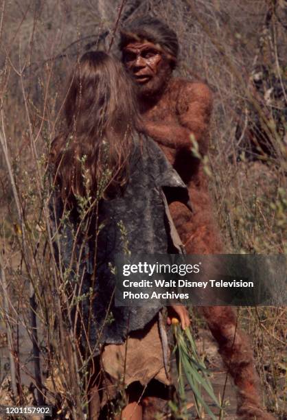 Jack Scalici as a Neanderthal appearing in the ABC tv movie 'The Tribe'.