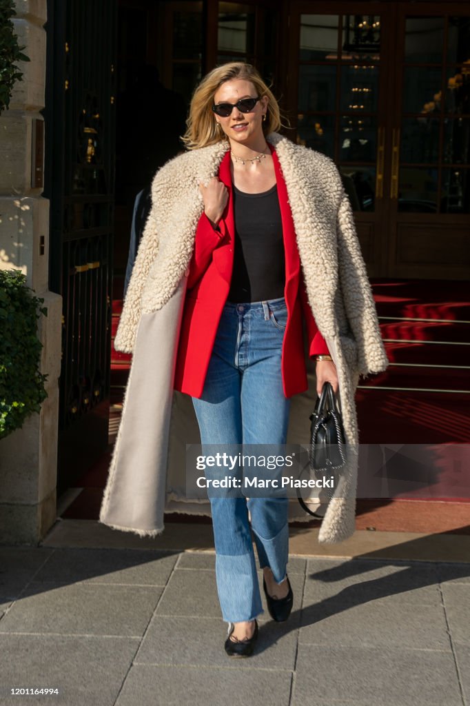 Celebrity Sightings In Paris - January 22, 2020