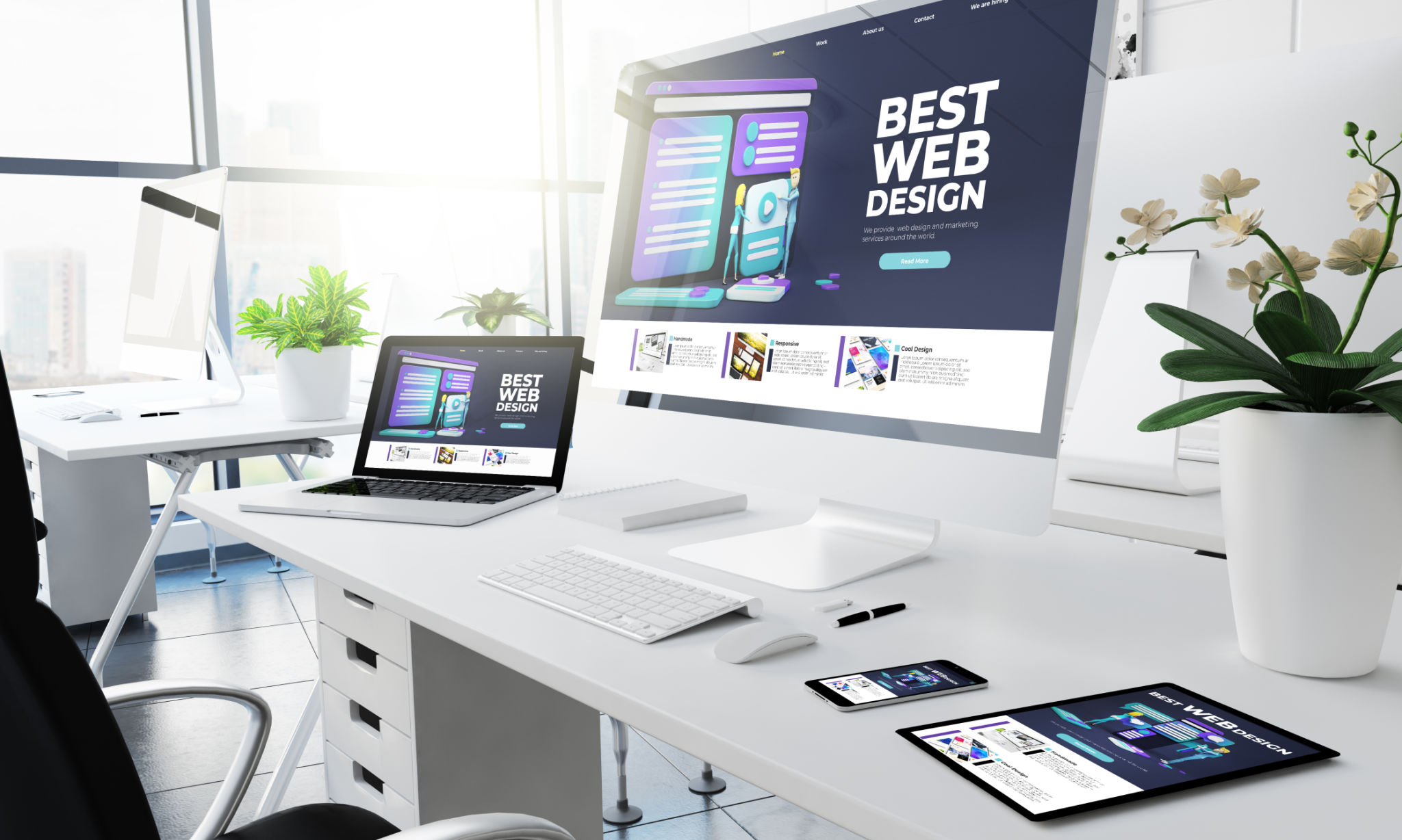 modern minimalist webdesign