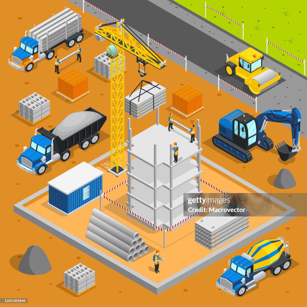 Construction Simple Graphics Construction High-Res Vector Graphic - Getty Images