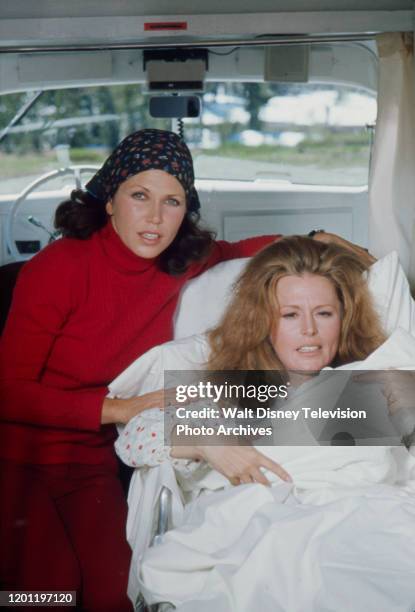 Margaret Blye, Marianna Hill appearing in the ABC tv series 'Kodiak'.