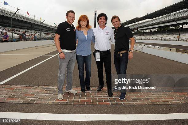 Grand-Am Continental Tire Challenge driver Shelby Blackstock, 2011 Indianapolis 500 winner Dan Wheldon, CEO and President of Big Machine Records...