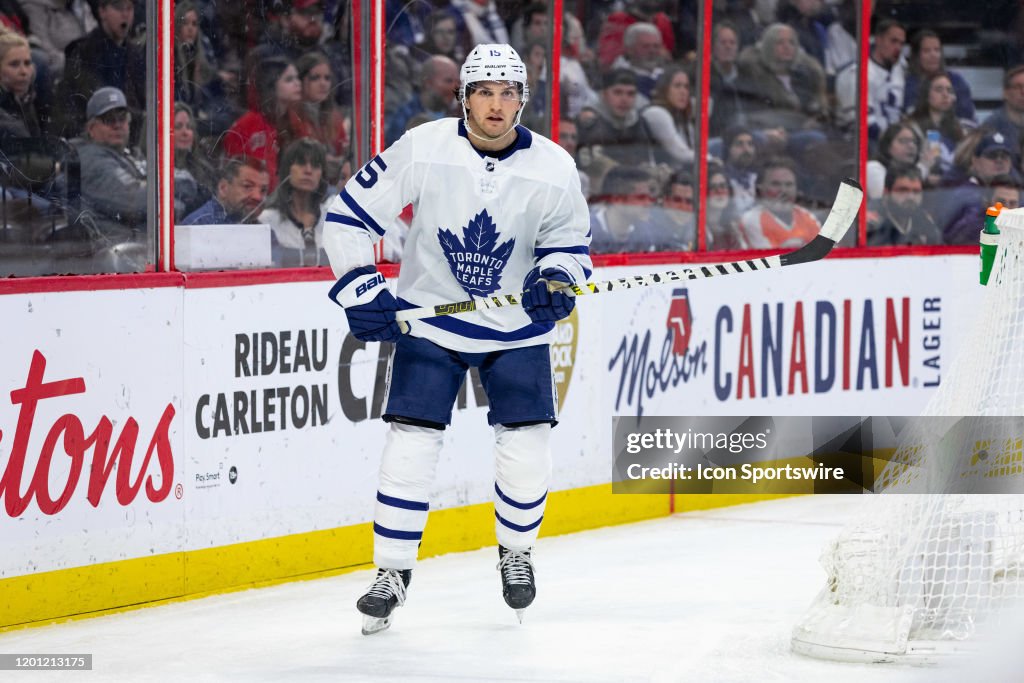 NHL: FEB 15 Maple Leafs at Senators