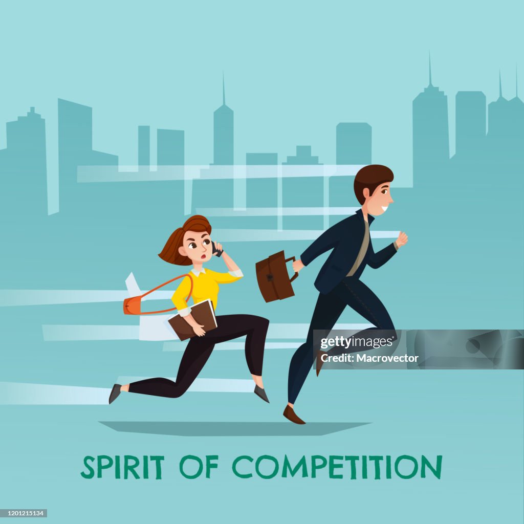 Competitive Pic Competitive Poster High-Res Vector Graphic - Getty Images