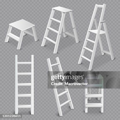 Ladder Realistic Animation Ladder Realistic 3d Set Transparent High-Res Vector Graphic - Getty Images
