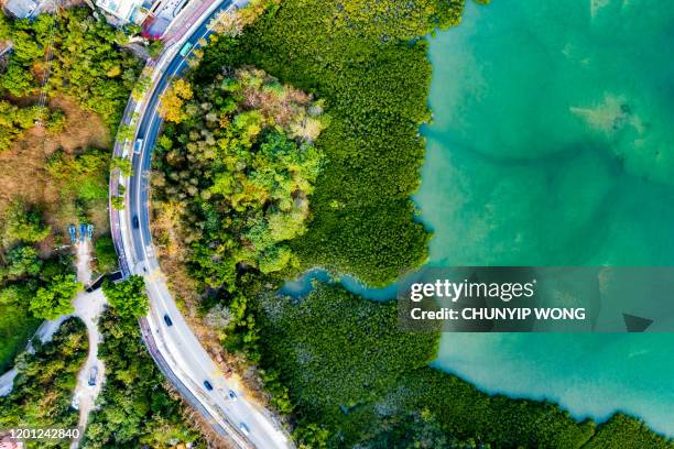 la vista a la playa en hong kong - top fotografías e imágenes de stock