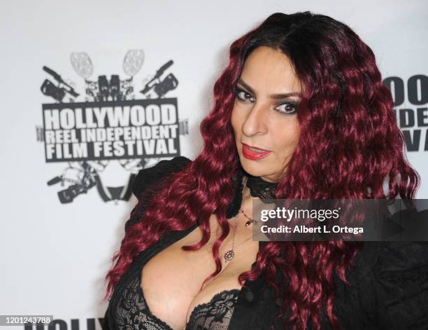 Alice Amter attends the Premiere Of "A Dark Foe" At The Hollywood Reel Independent Film Festival held at Regal LA Live on February 15, 2020 in Los...