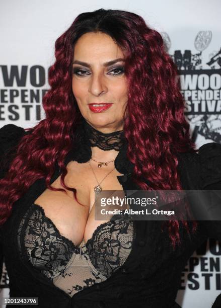 Alice Amter attends the Premiere Of "A Dark Foe" At The Hollywood Reel Independent Film Festival held at Regal LA Live on February 15, 2020 in Los...