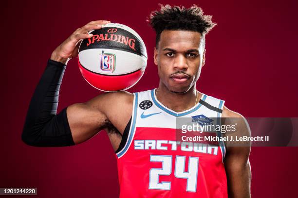 Buddy Hield of the Sacramento Kings poses for a portrait during NBA All-Star Saturday Night Presented by State Farm as part of 2020 NBA All-Star...