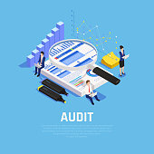 accounting isometric composition