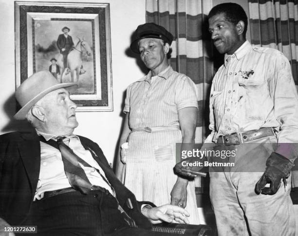 Mary Ramsay and Willie James Ramsay are questioned by Sheriff Sim Banks in Manchester, TN. The two Ramsays claim they witnessed abortions, followed...