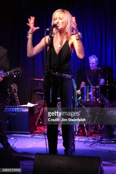 Pearl Aday performs at Molly Malone's in Los Angeles, California on January 11, 2020.