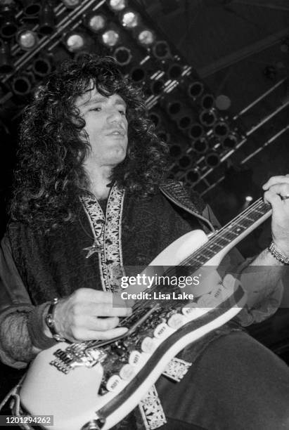 Kiss guitarist Bruce Kulick performs at Stabler Arena on October 1 in Bethlehem, Pennsylvania.