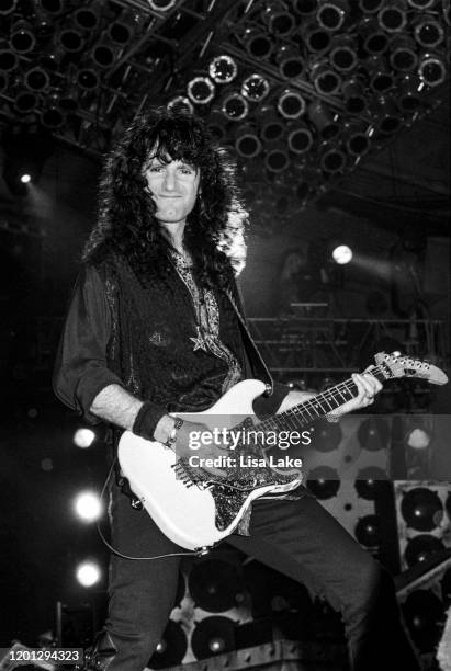 Kiss guitarist Bruce Kulick performs at Stabler Arena on October 1 in Bethlehem, Pennsylvania.