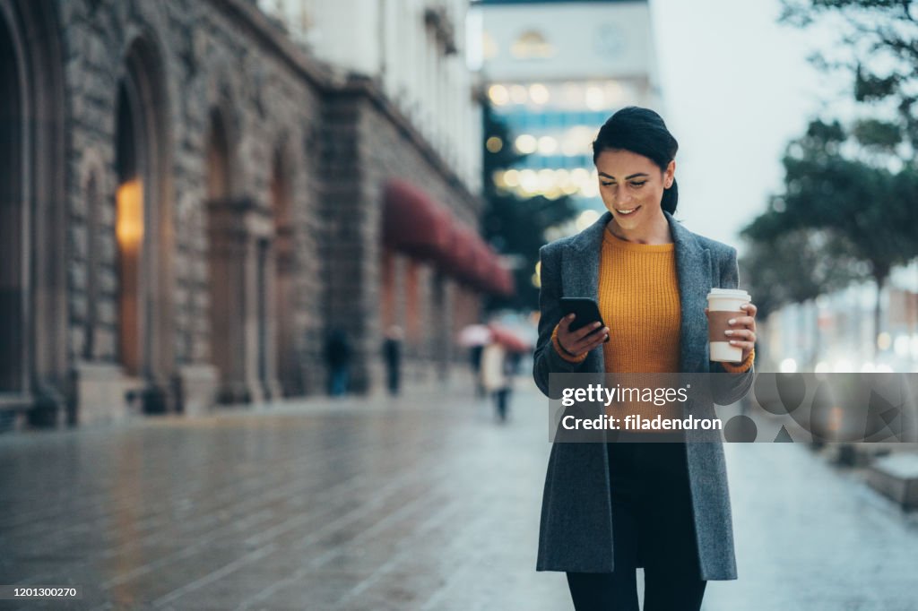 Mensajes de texto en la ciudad