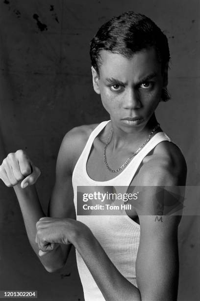 RuPaul Charles is photographed at a photo studio on October 27, 1979 in Atlanta, Georgia.