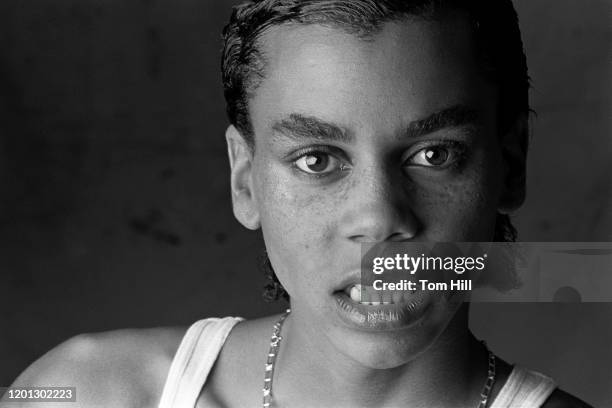 RuPaul Charles is photographed at a photo studio on October 27, 1979 in Atlanta, Georgia.