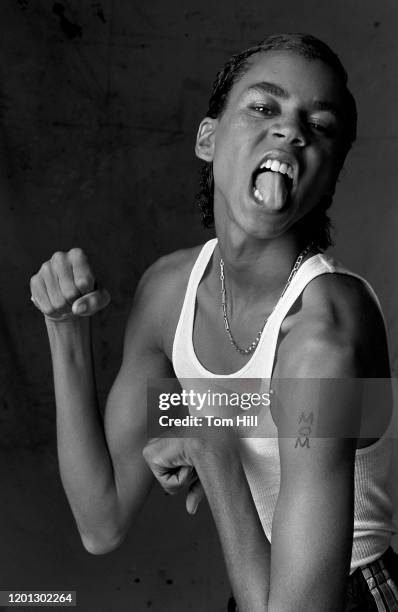 RuPaul Charles is photographed at a photo studio on October 27, 1979 in Atlanta, Georgia.