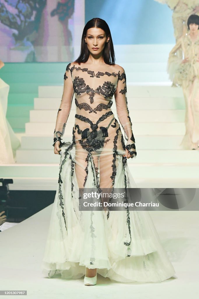 Jean-Paul Gaultier : Runway - Paris Fashion Week - Haute Couture Spring/Summer 2020