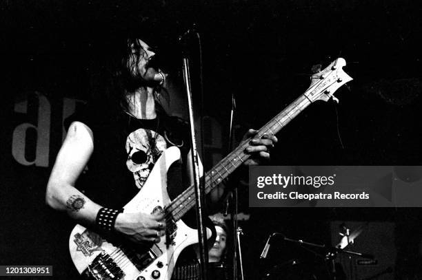 Lemmy Kilmister from the Heavy metal band Motorhead Live at The Marquee In London, UK November 12, 1975