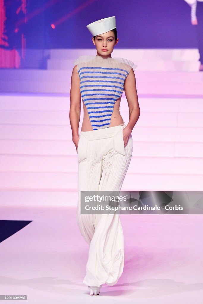Jean-Paul Gaultier : Runway - Paris Fashion Week - Haute Couture Spring/Summer 2020