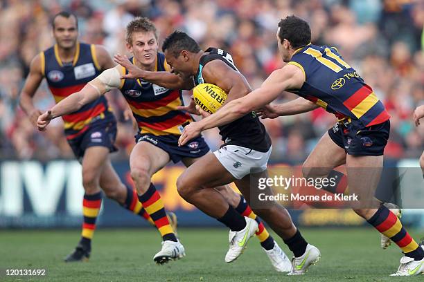 David Rodan Rd 19 Adelaide Crows V Port Adelaide Photos and Premium High Res ...