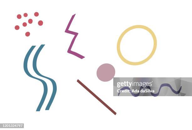 handmade line patterns - yellow triangle background stock illustrations