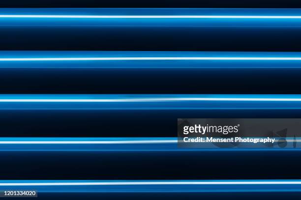 futuristic abstract colorful display of neon lights - fluorescent light 個照片及圖片檔