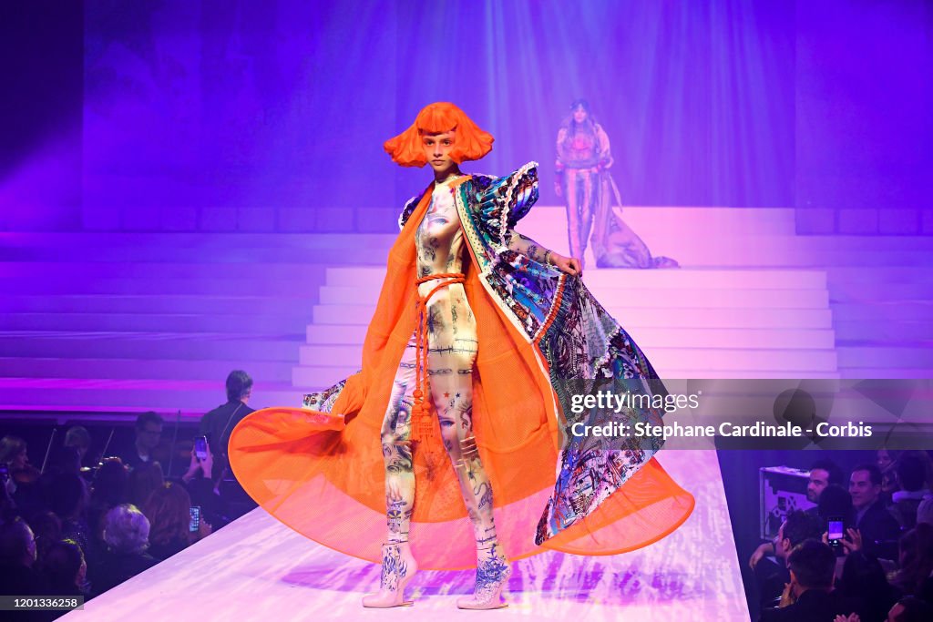 Jean-Paul Gaultier : Runway - Paris Fashion Week - Haute Couture Spring/Summer 2020