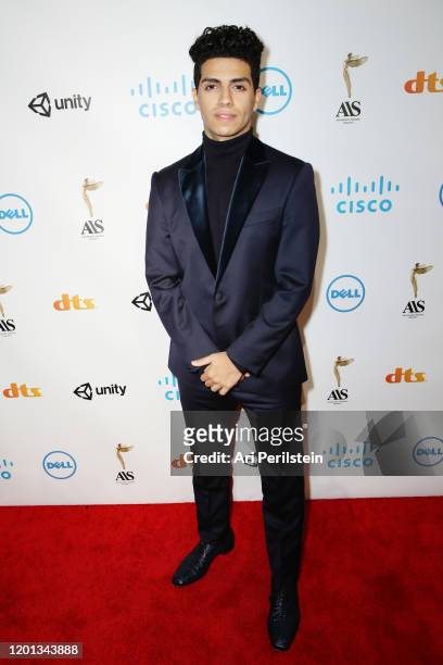 Mena Massoud attends The Advanced Imaging Society's 11th Annual Lumiere Awards at Steven J. Ross Theatre on the Warner Bros. Lot on January 22, 2020...