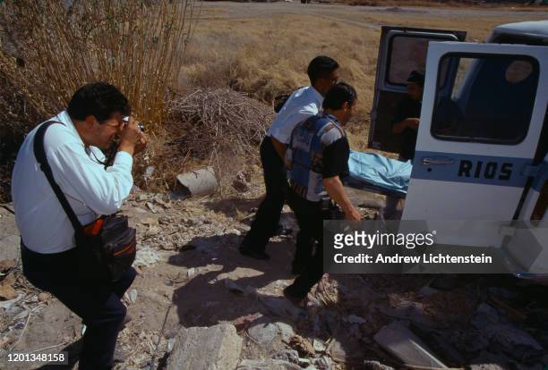 Mexican photojournalist Jaimie Murrieta covers the crime beat for a daily newspaper in 1997 in the violence plagued city of Juarez on the Mexican...