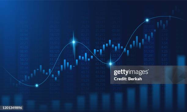 financial graph in futuristic concept - money texture 個照片及圖片檔