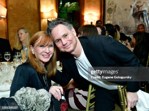 Nicole Miller and Jason Binn attend as Jason Binn hosts a dinner party to celebrate his birthday at Cipriani Wall Street on January 22, 2020 in New...