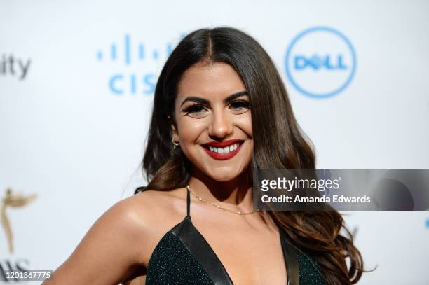 Actress Jearnest Corchado arrives at the 11th Annual Lumiere Awards at the Stephen J. Ross Theatre on The Warner Bros. Lot on January 22, 2020 in...