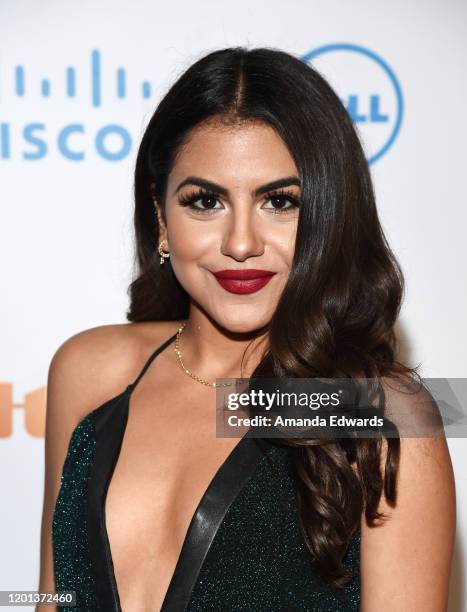 Actress Jearnest Corchado arrives at the 11th Annual Lumiere Awards at the Stephen J. Ross Theatre on The Warner Bros. Lot on January 22, 2020 in...