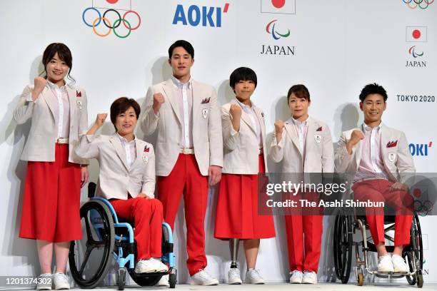 Equestrian Akane Kuroki, para triathlete Wakako Tsuchida, swimmer Daiya Seto, para athlete Kaeda Maekawa, weightlifter Hiromi Miyake and para archer...