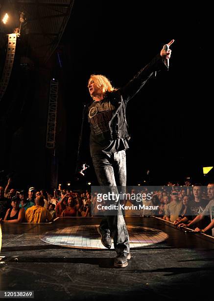 Joe Elliott of Def Leppard performs at Nikon at Jones Beach Theater on July 30, 2011 in Wantagh, New York.
