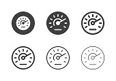 Speedometer Icons - Multi Series