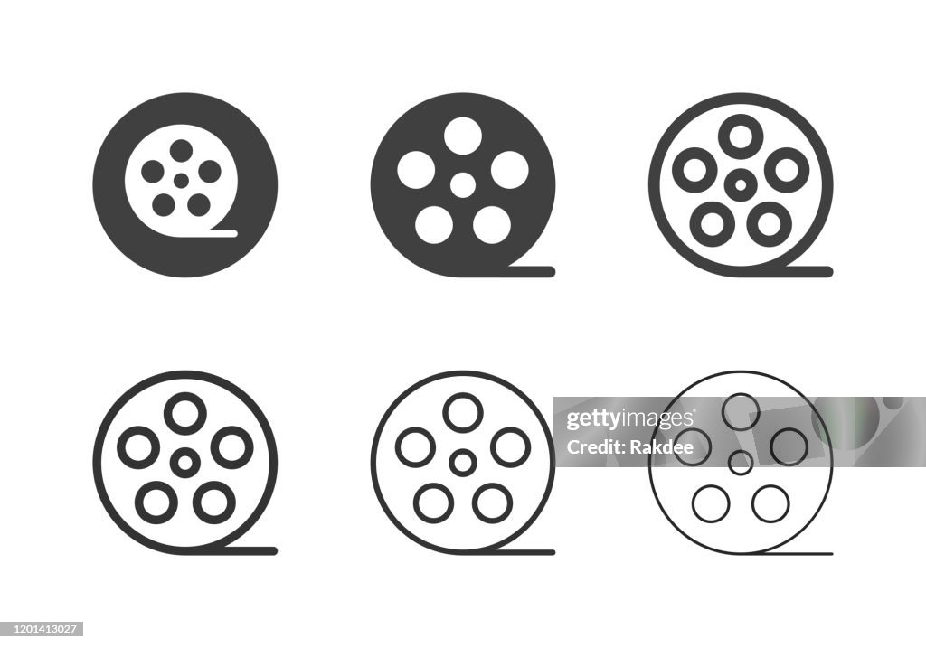 Film Reel Icons - Multi Series