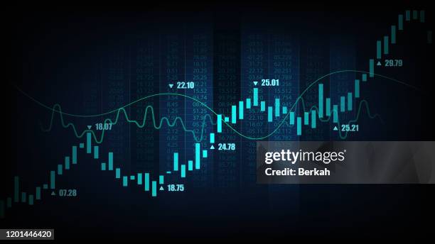 graphic concept suitable for financial investment - trend ストックフォトと画像