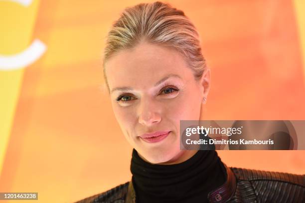 Tracy Spiridakos from "Chicago P.D." attends the NBC Midseason New York Press Junket at Four Seasons Hotel New York on January 23, 2020 in New York...