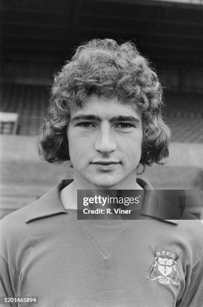 British footballer Martin O'Neill during a photo call for Nottingham Forest Football Club at the club's City Ground stadium in Nottingham, England,...